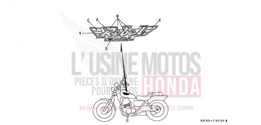 MARQUE/RAYURE CA125S de 1995